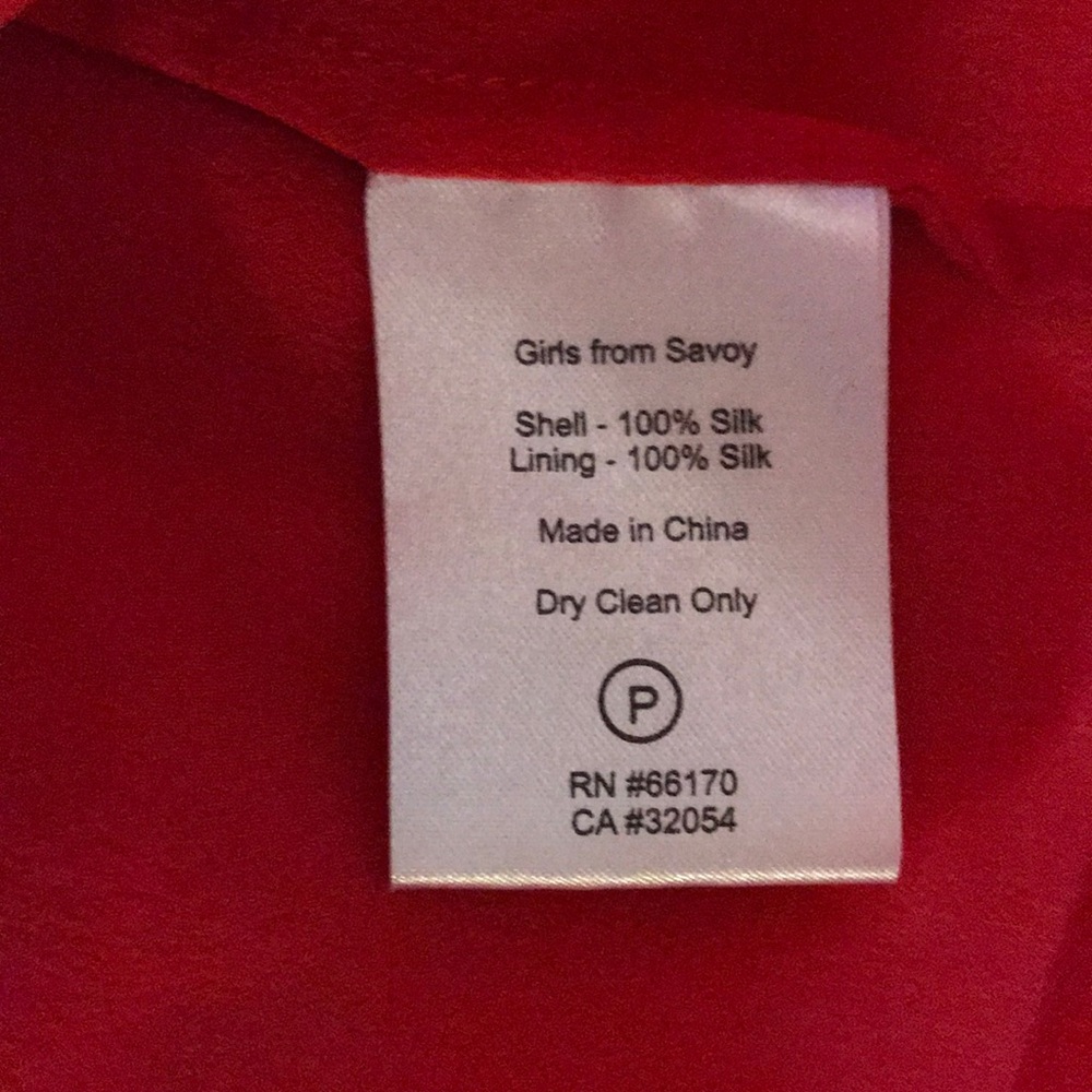 Anthropologie "Girls from Savoy"  Silk Dress - Picture 6 of 7